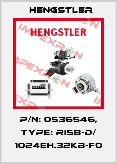 p/n: 0536546, Type: RI58-D/ 1024EH.32KB-F0 Hengstler