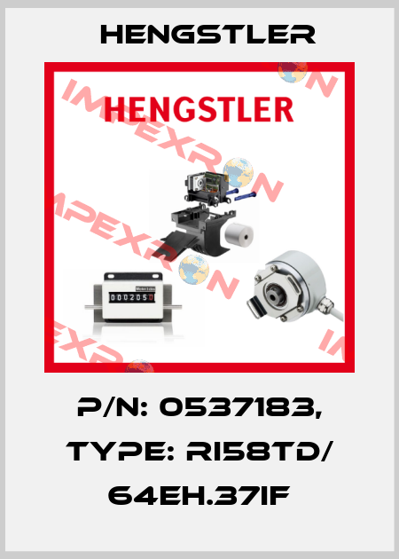 p/n: 0537183, Type: RI58TD/ 64EH.37IF Hengstler