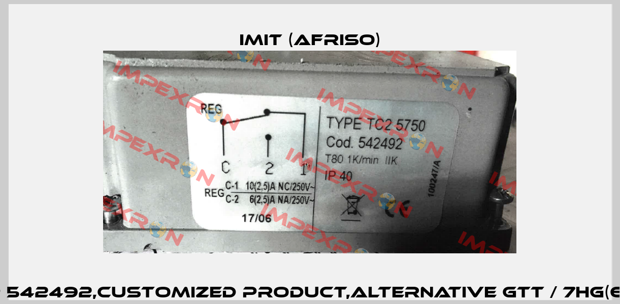 IMIT Typ 542492,Customized product,alternative GTT / 7HG(67414BX)  IMIT (Afriso)