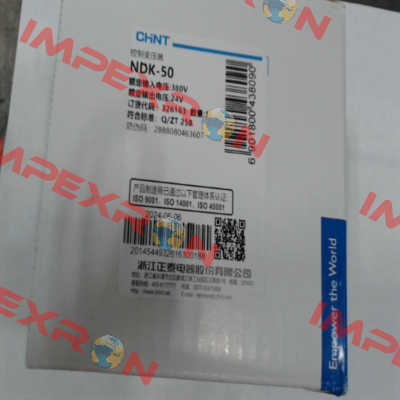 NDK-50 50VA 380/24 0.13A 50Hz Chint