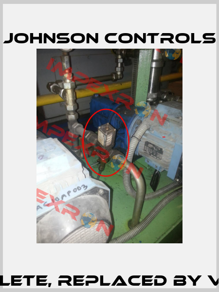 V46AA-9606 obsolete, replaced by V46AA-9510 Rp 3/8"  Johnson Controls