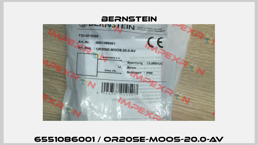 6551086001 / OR20SE-MOOS-20.0-AV Bernstein