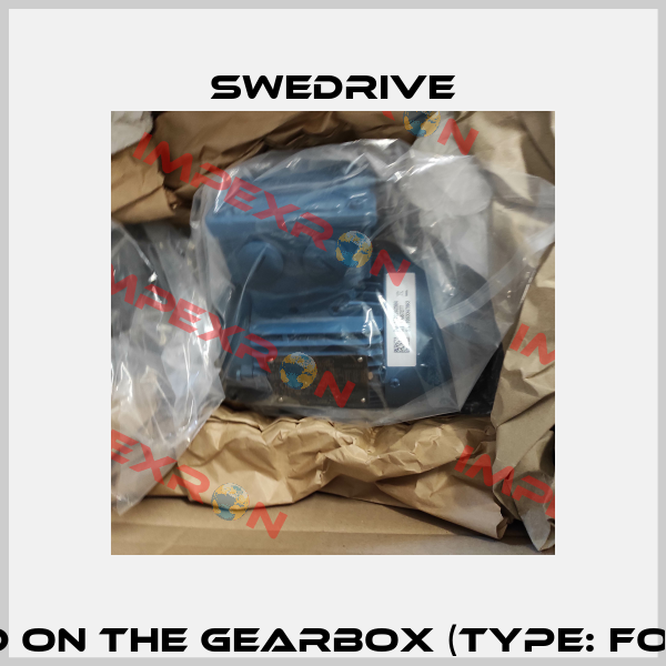 Motor mounted on the gearbox (Type: FO 35 DO - 1 - 1 - 405) Swedrive