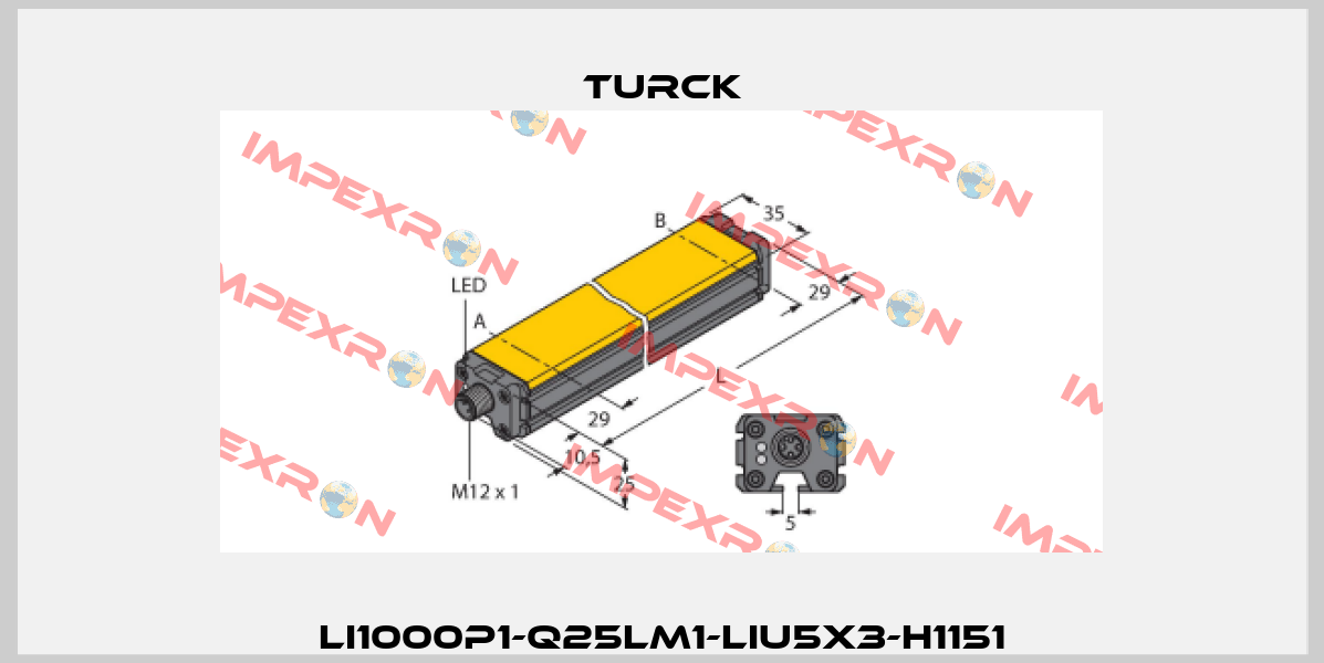 LI1000P1-Q25LM1-LIU5X3-H1151 Turck