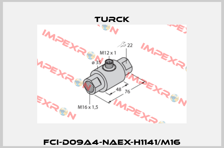 FCI-D09A4-NAEX-H1141/M16 Turck