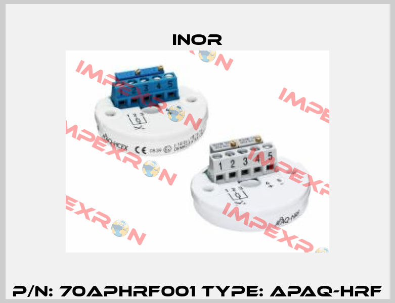 P/N: 70APHRF001 Type: APAQ-HRF Inor