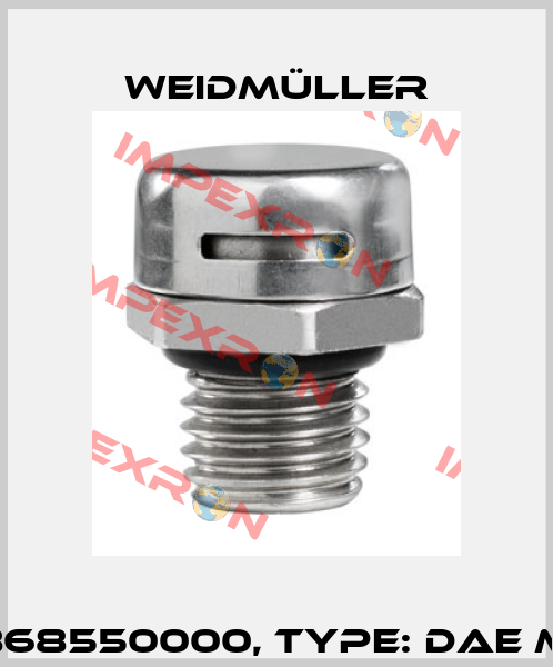 P/N: 1868550000, Type: DAE M12 SS Weidmüller