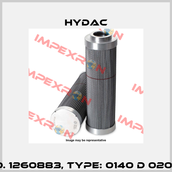Mat No. 1260883, Type: 0140 D 020 BN4HC Hydac
