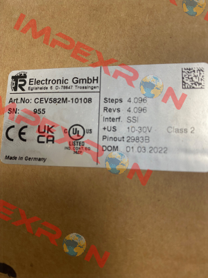 CEV582M-10108 TR Electronic