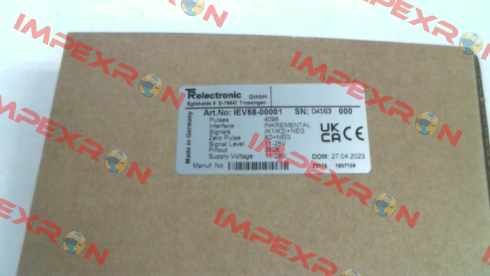 IEV58-00001 TR Electronic